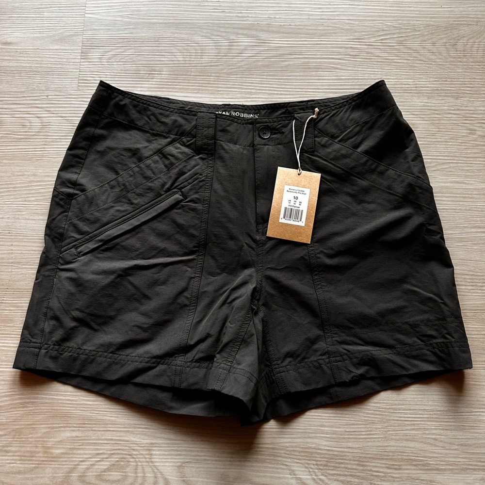 Royal Robbins Charcoal Gray Travel Adventure Shorts 10